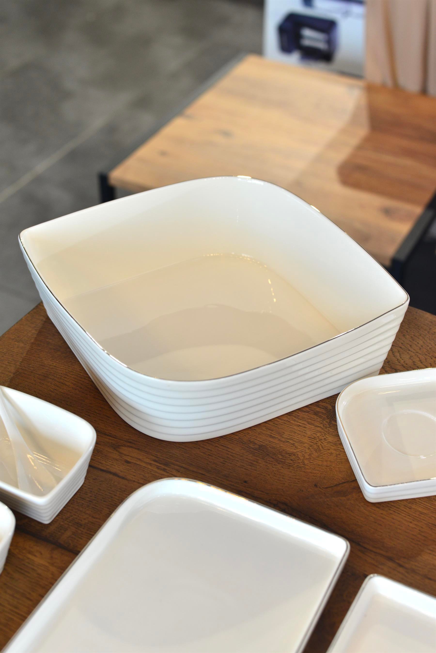 Lilian Gold 46 Parça Porselen Kahvaltı Takımı