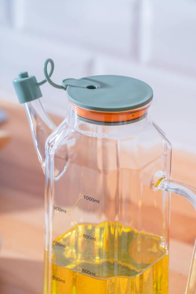 Lume Cam Yağdanlık - 1000 ml / Yeşil