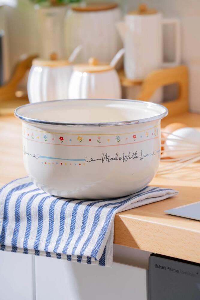 Made With Love Emaye Karıştırma Kabı - 18 cm