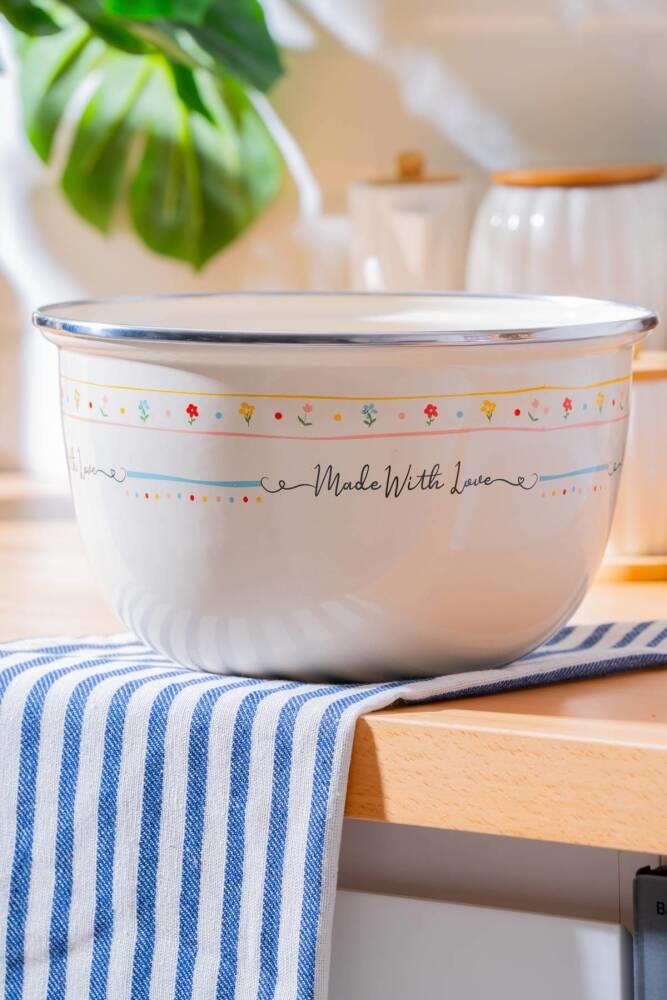 Made With Love Emaye Karıştırma Kabı - 22 cm