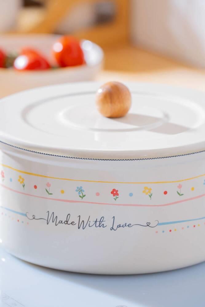Made With Love Emaye Tencere - 20 cm