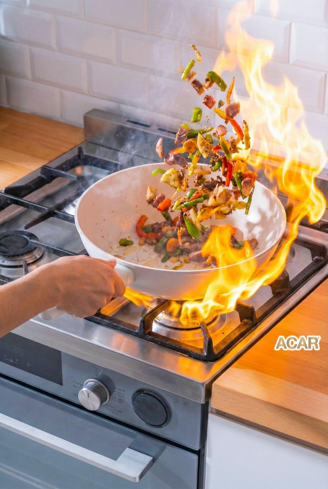 Masterkoch Döküm Seramik Wok Tava - 28 cm