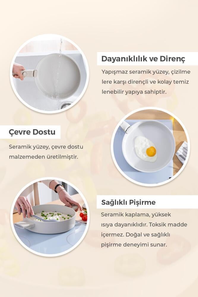 Masterkoch Saplı Tava - 30 cm