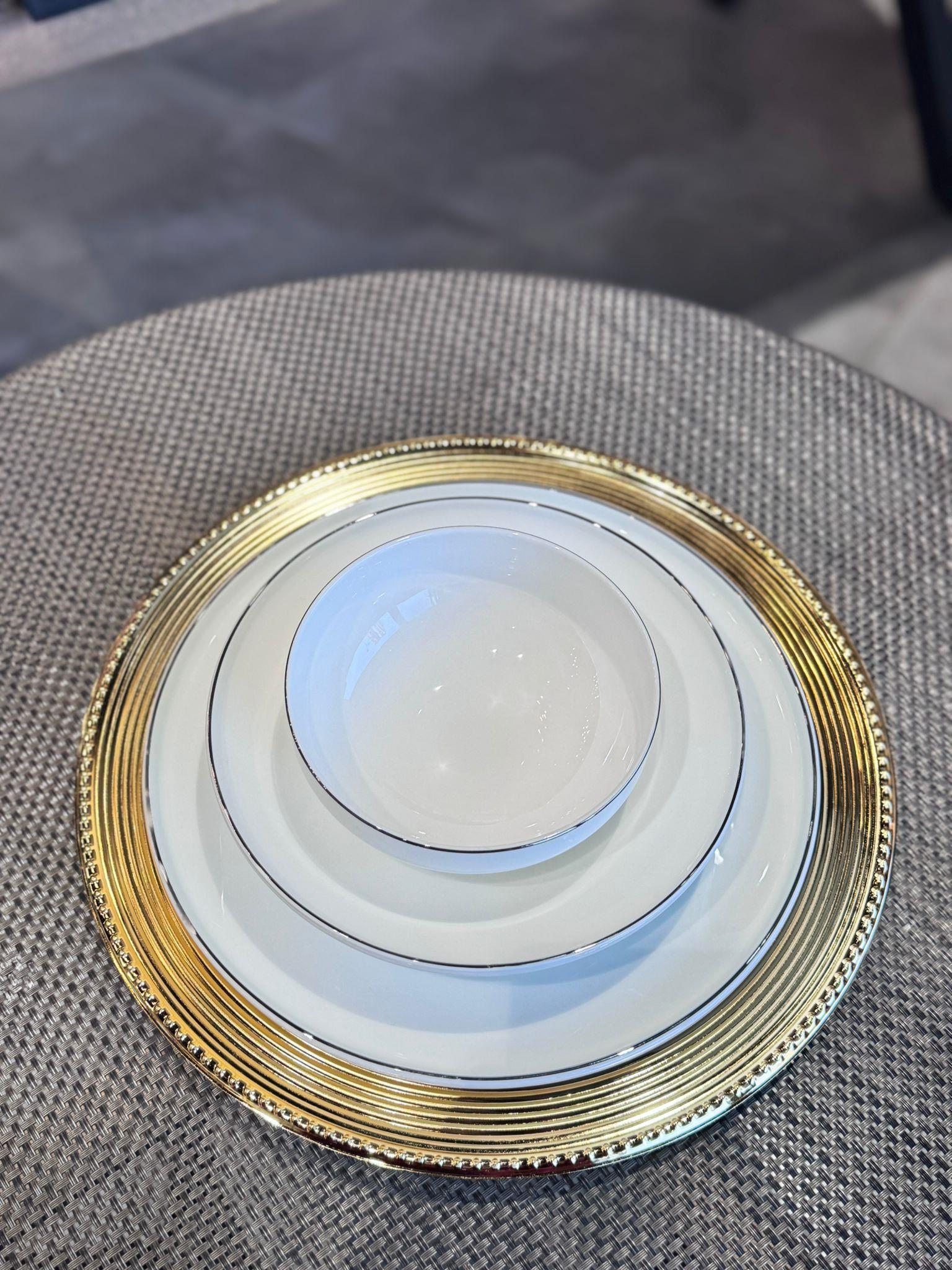 Metal Sunum Tepsisi / Supla - Gold