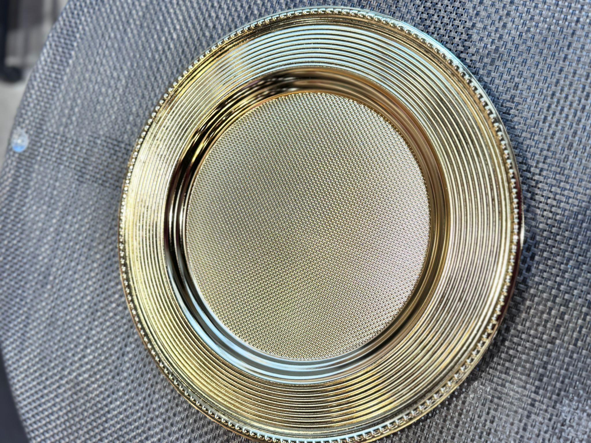 Metal Sunum Tepsisi / Supla - Gold