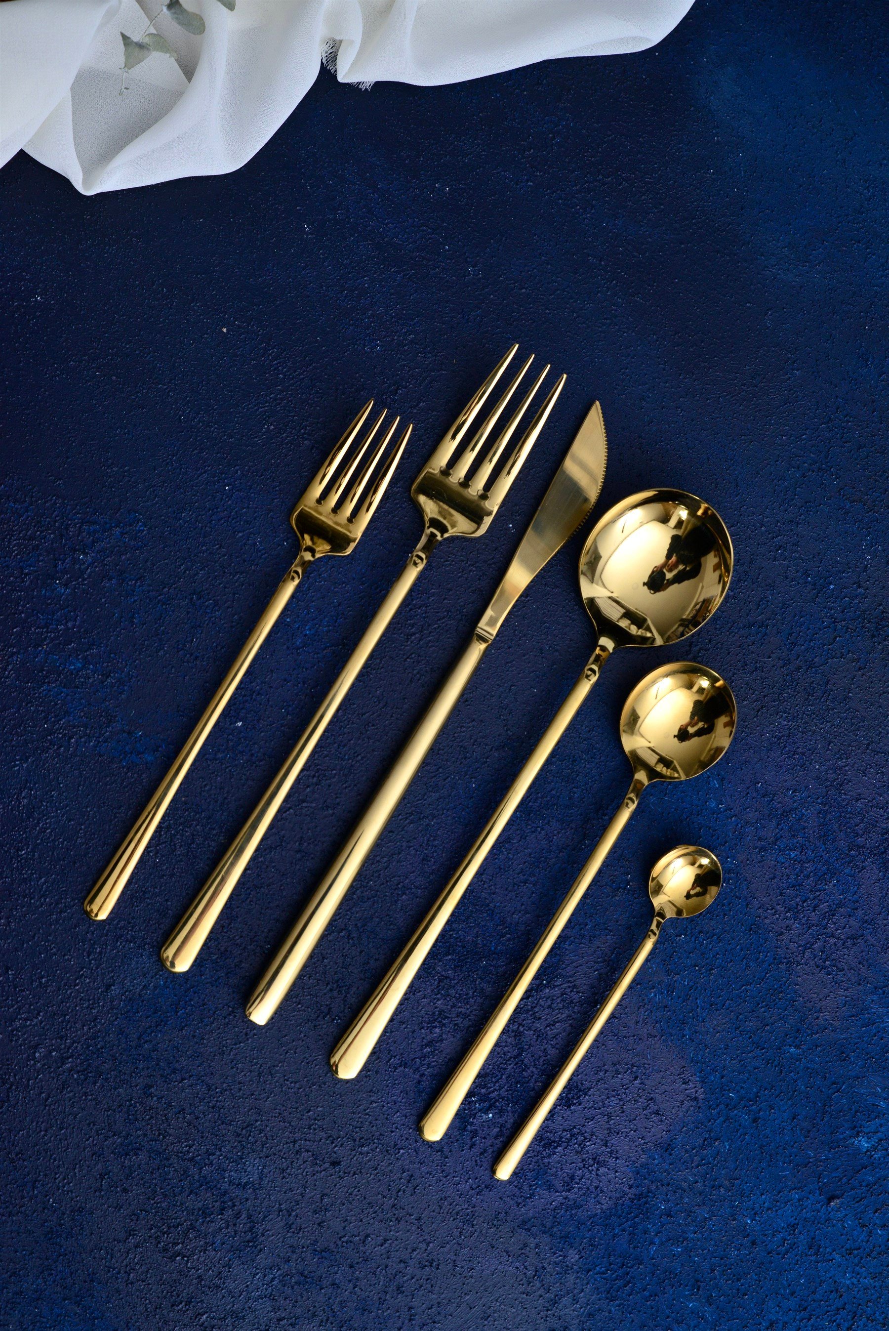 Milano 36 Parça Gold Çatal Kaşık Takımı