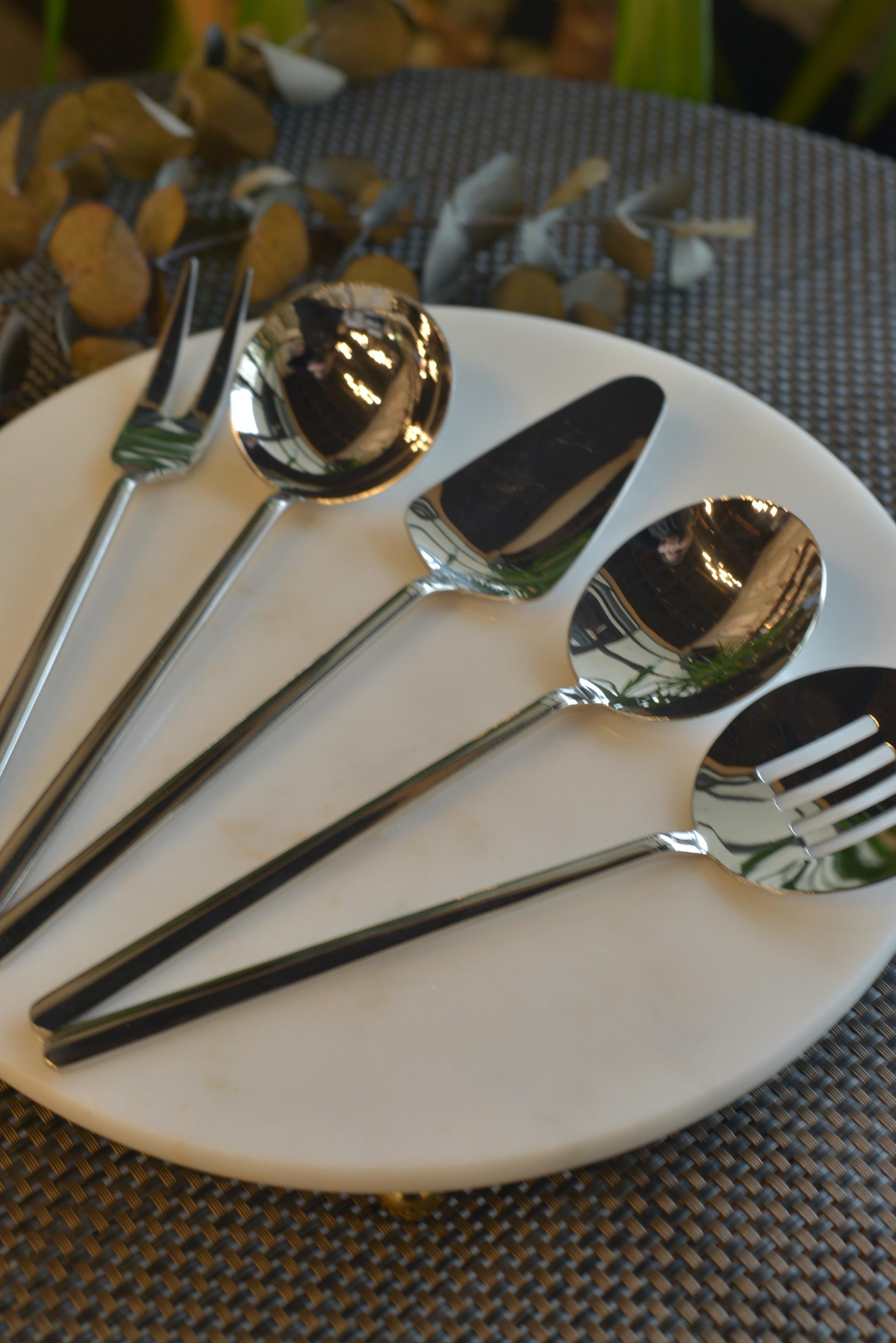 Milano 5 Parça 18/10 Paslanmaz Çelik Sos & Kepçe Seti