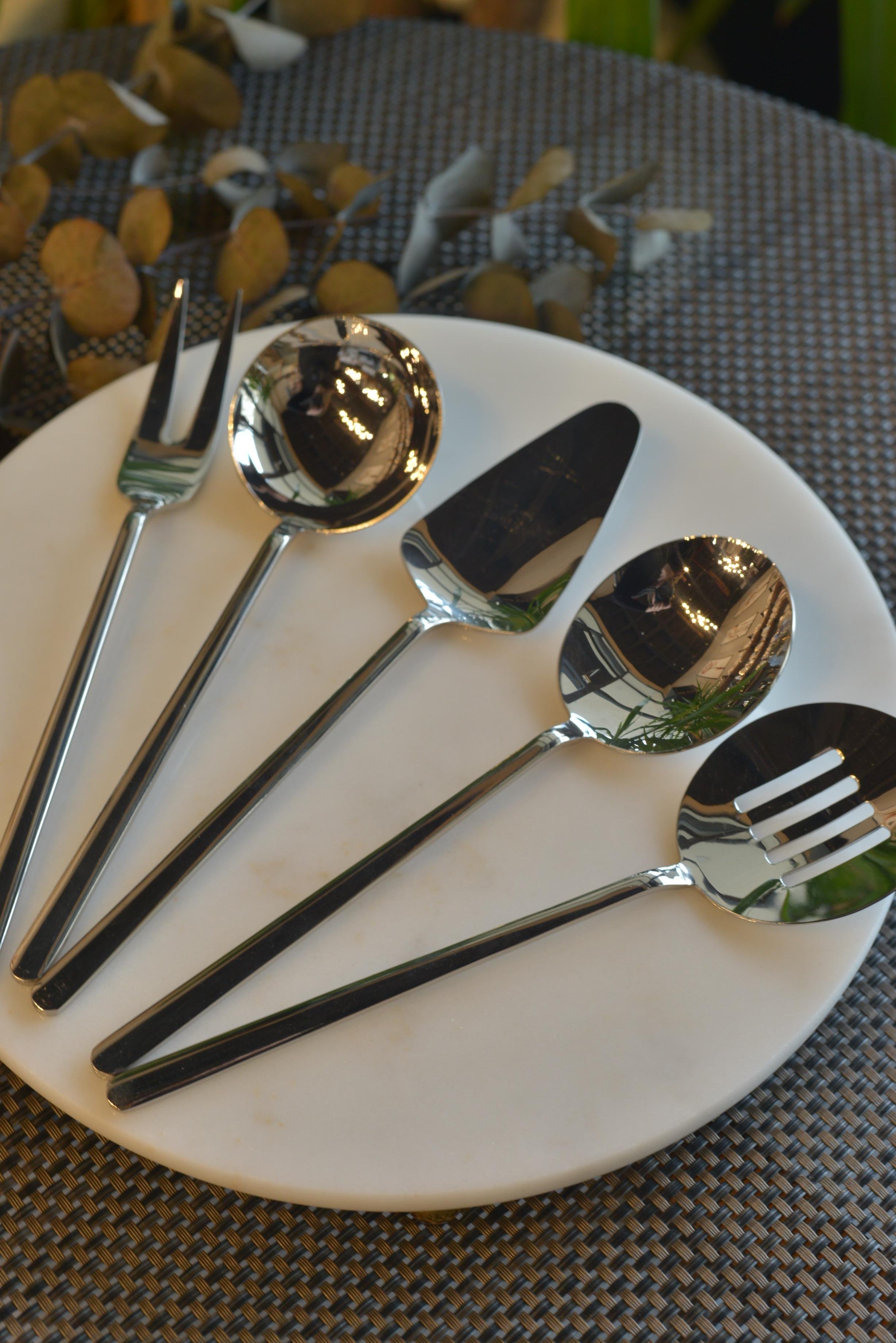 Milano 5 Parça 18/10 Paslanmaz Çelik Sos & Kepçe Seti