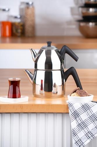 Milano Çelik Çaydanlık - Büyük Boy