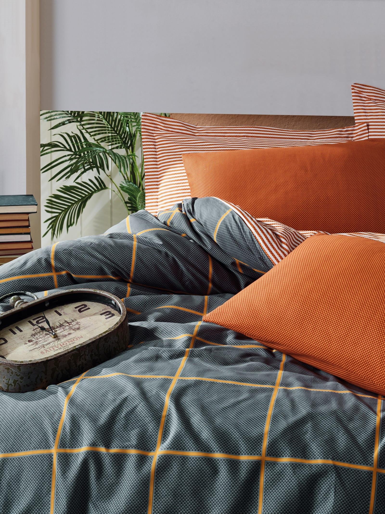 Modern Tek Kişilik Nevresim Takımı Stark Tarçın