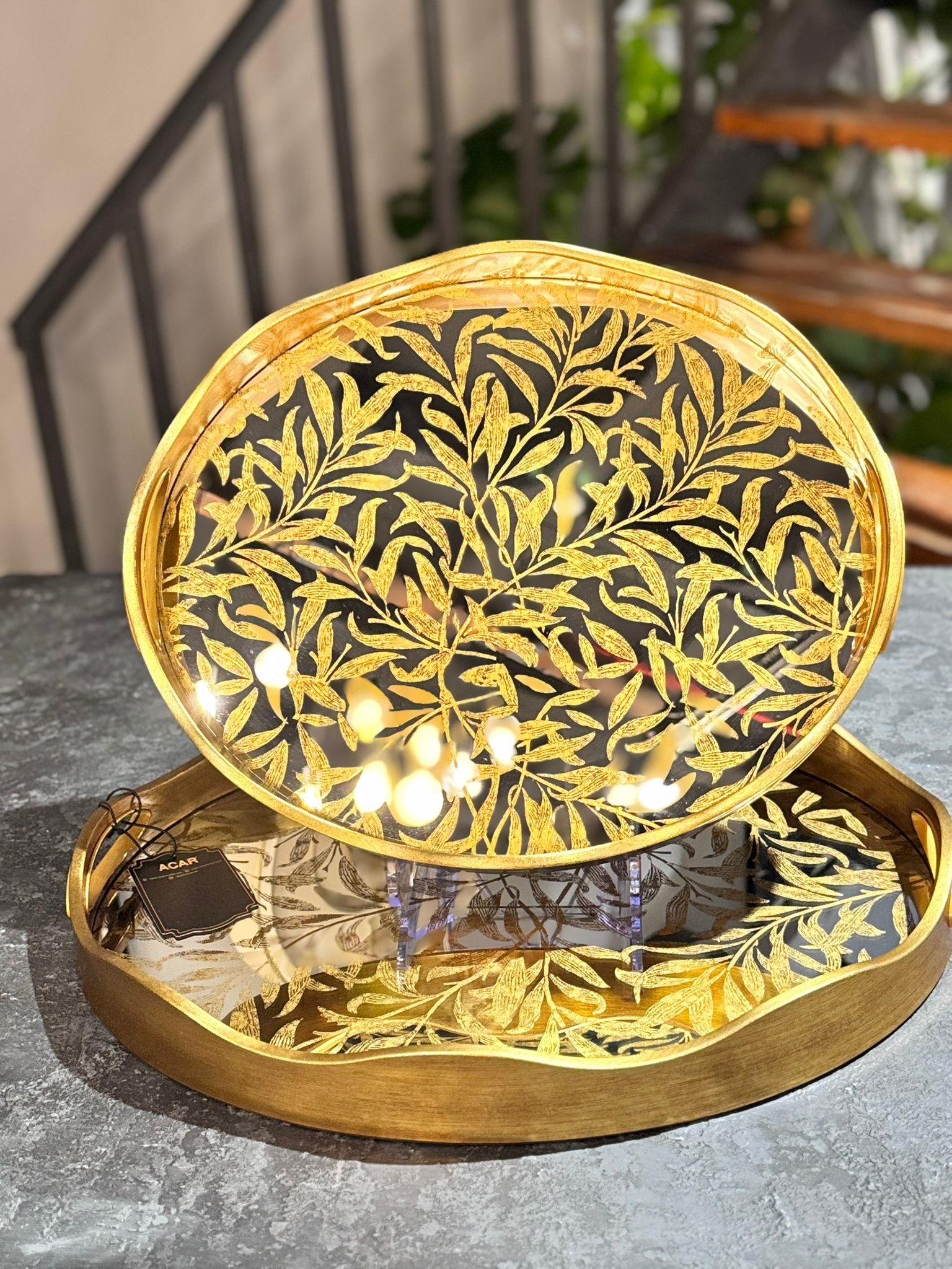 Myra 2 li Cam Tepsi Seti