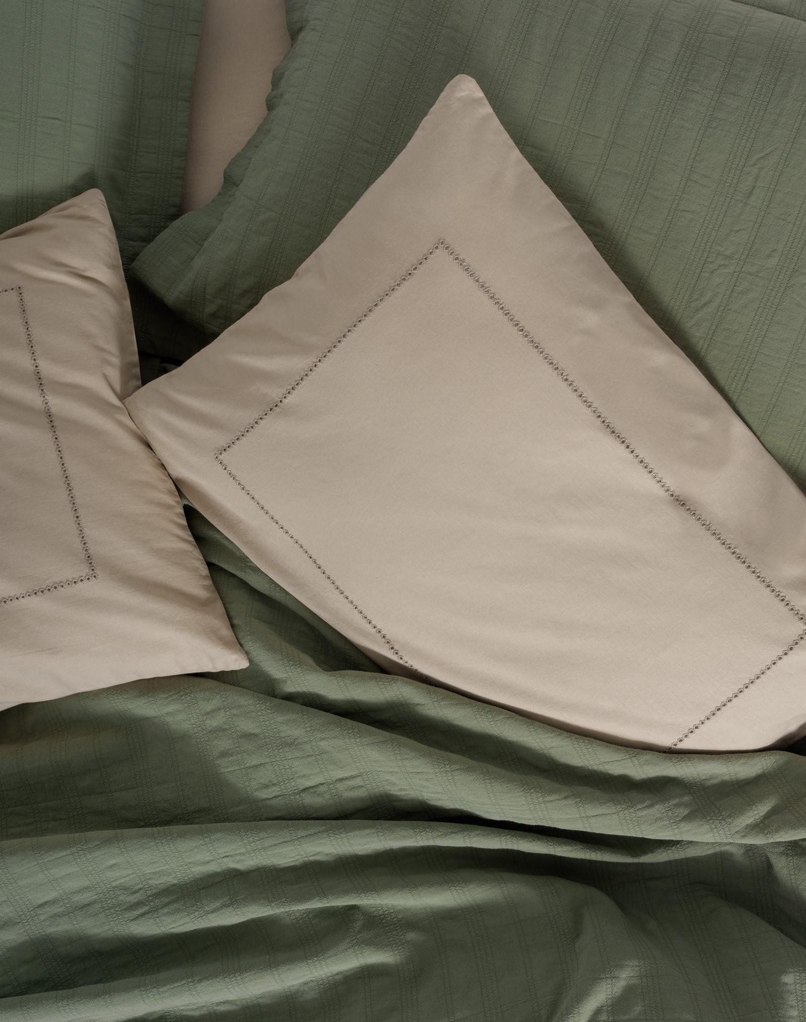 Natura Çift Kişilik Yatak Örtüsü/Pike Takımı Vilo Yeşil