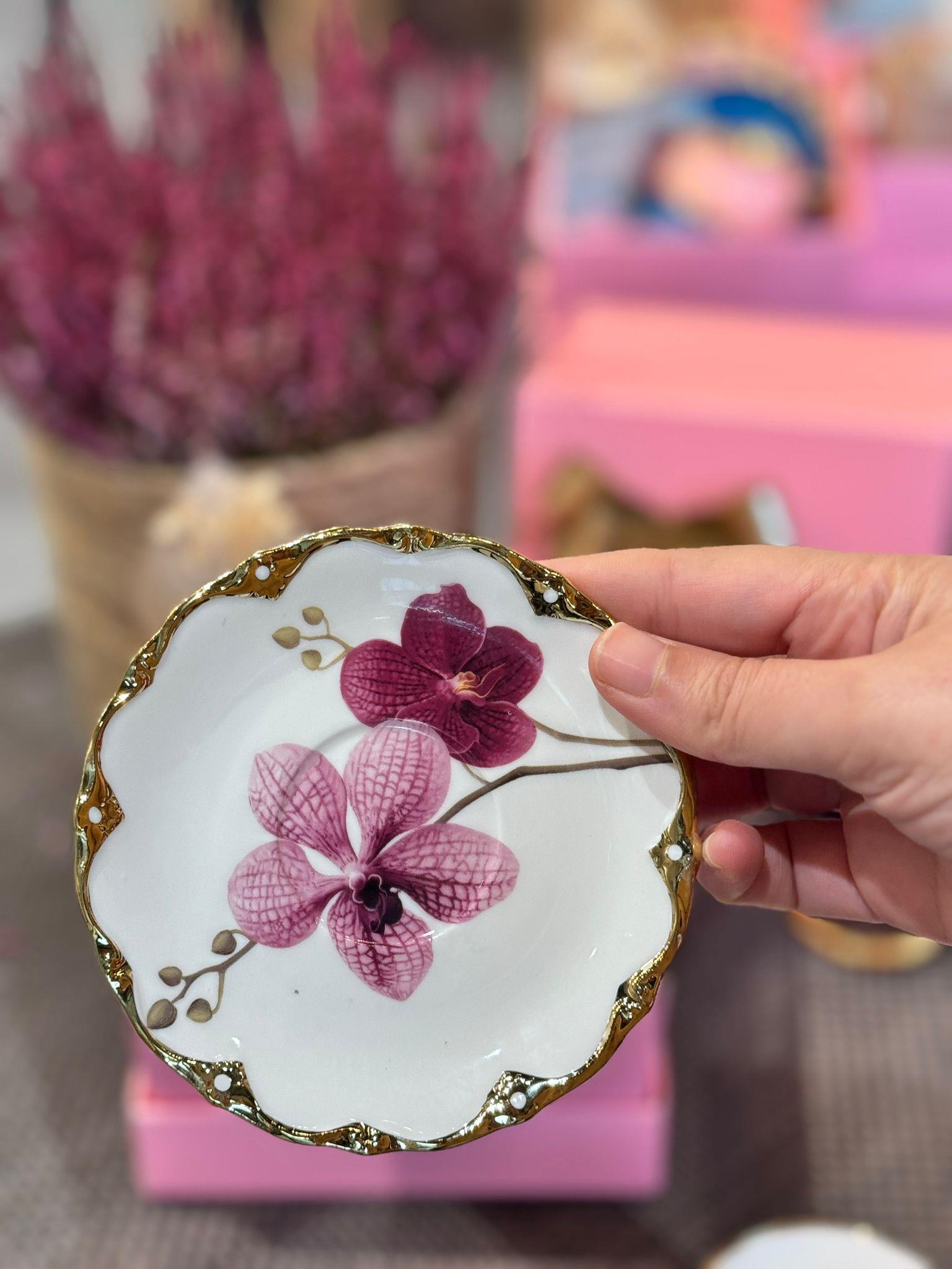 Öğretmenler Günü Özel 2 Kişilik Porselen Kahve Fincanı Takımı - 90 ml