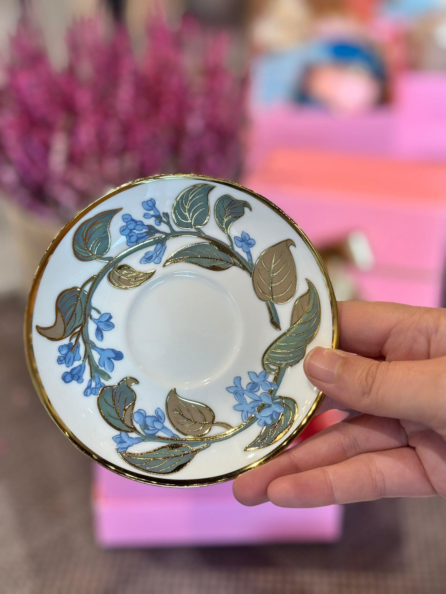 Öğretmenler Günü Özel 2 Kişilik Porselen Kahve Fincanı Takımı - 90 ml