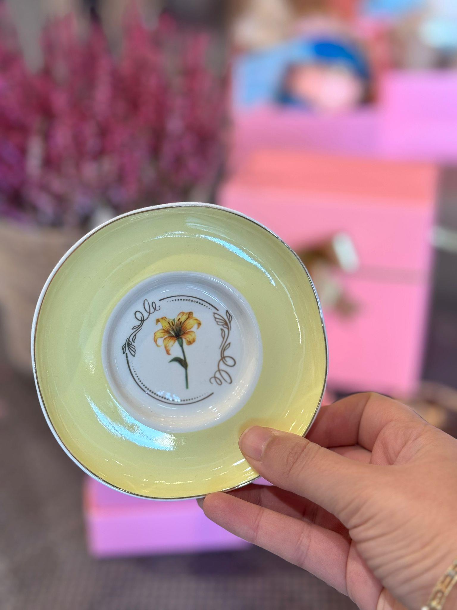 Öğretmenler Günü Özel 2 Kişilik Porselen Kahve Fincanı Takımı - 80 ml