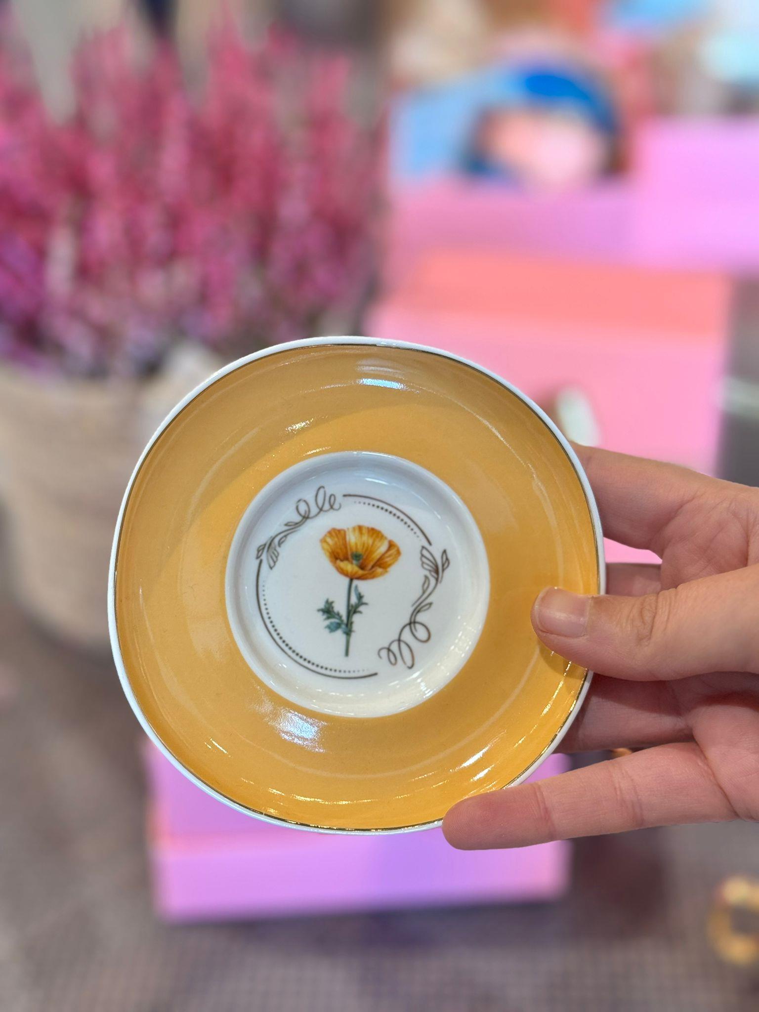 Öğretmenler Günü Özel 2 Kişilik Porselen Kahve Fincanı Takımı - 80 ml