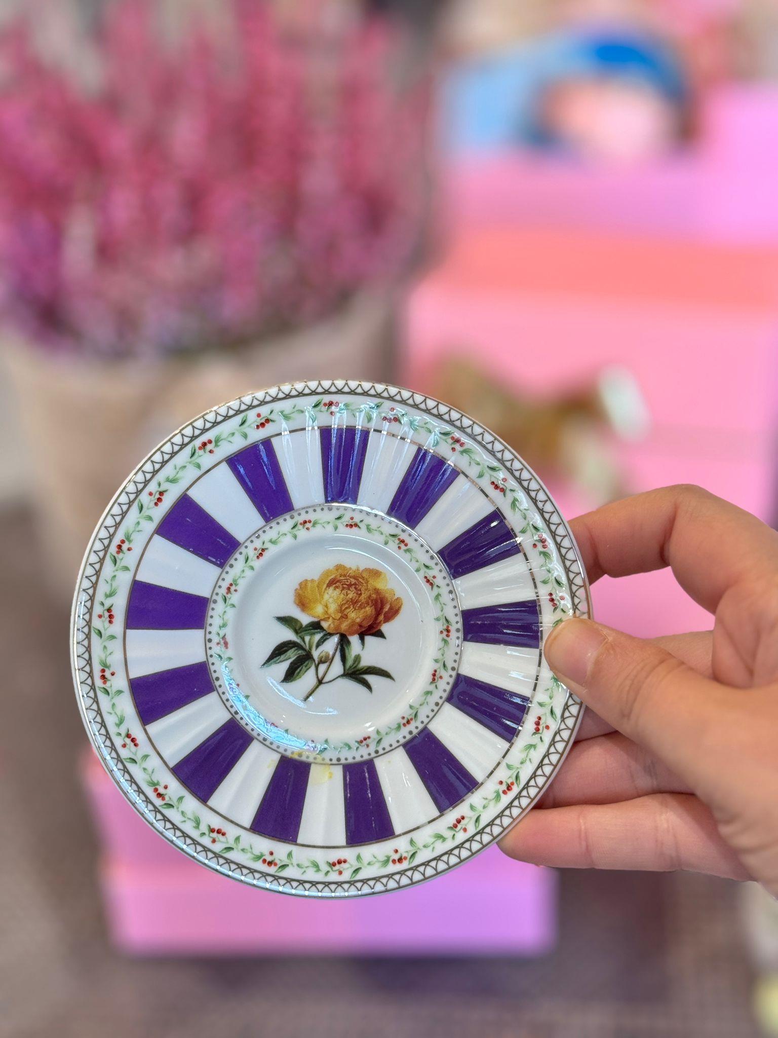 Öğretmenler Günü Özel 2 Kişilik Porselen Kahve Fincanı Takımı - 90 ml