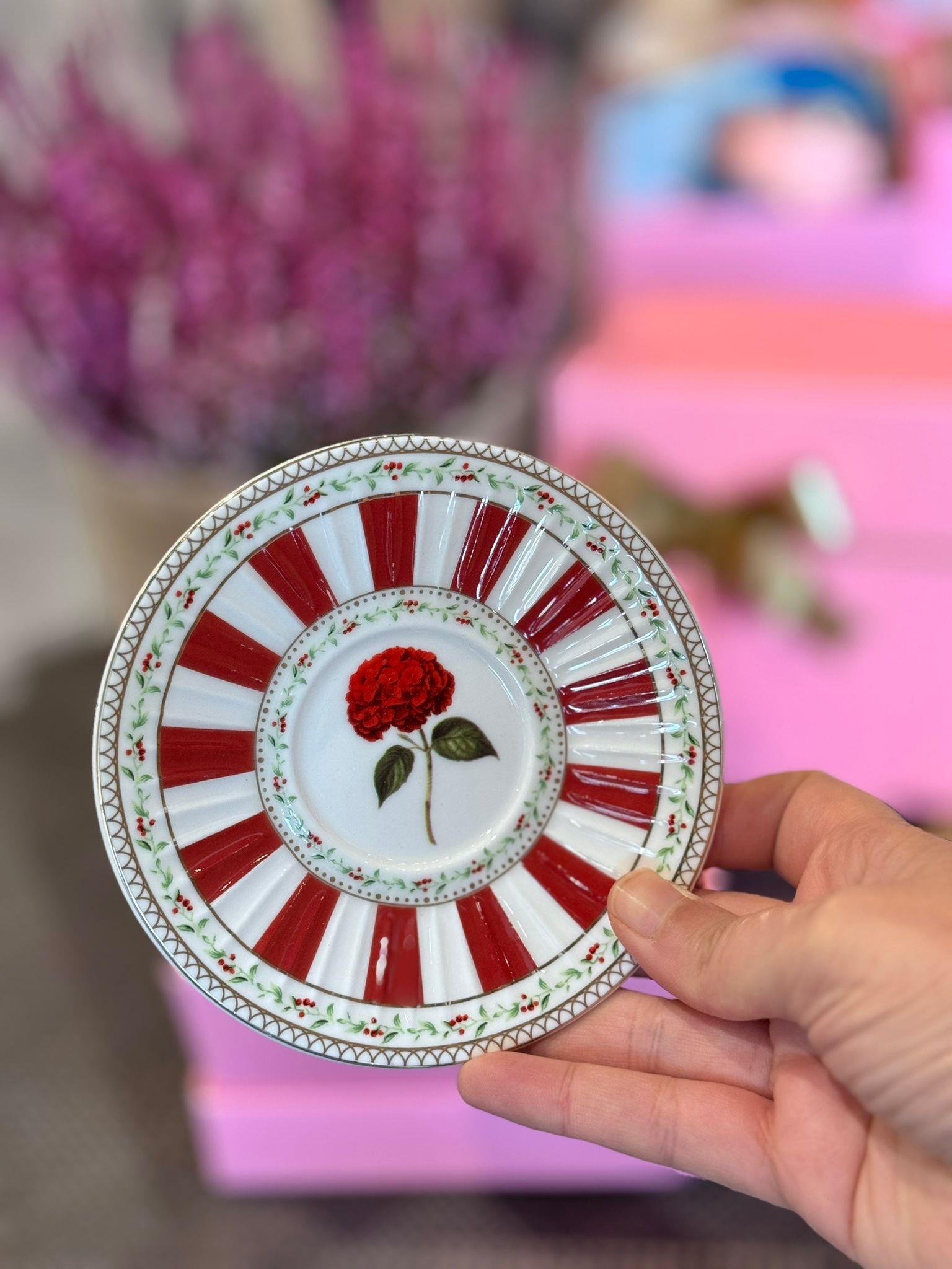 Öğretmenler Günü Özel 2 Kişilik Porselen Kahve Fincanı Takımı - 90 ml