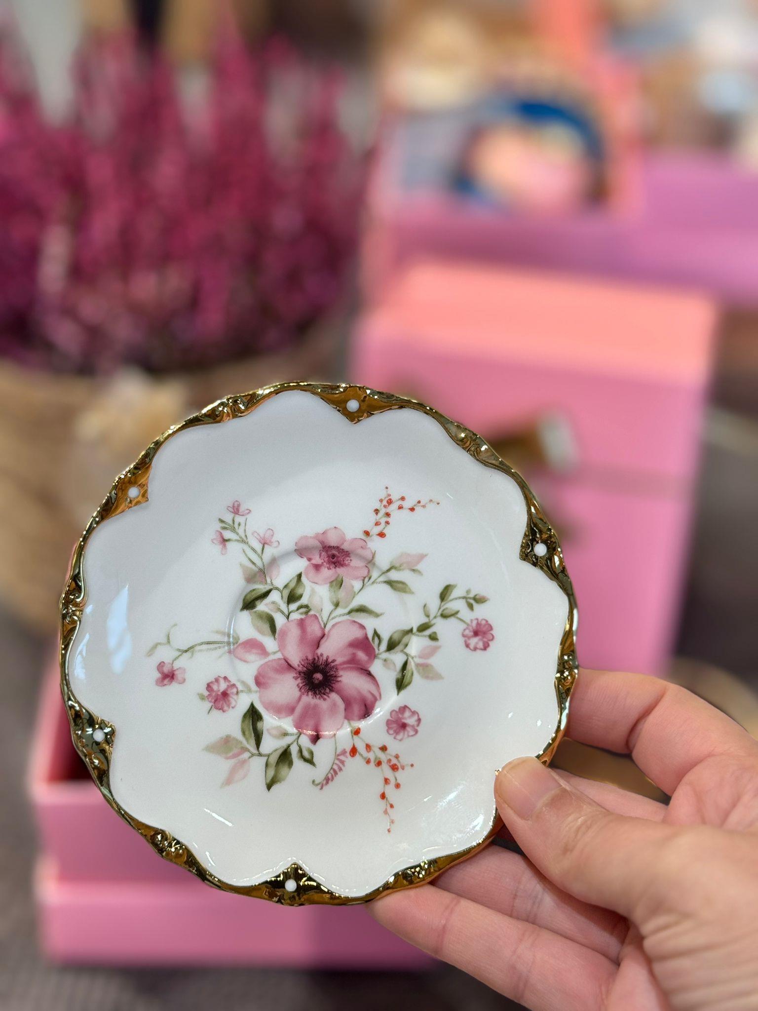 Öğretmenler Günü Özel 2 Kişilik Porselen Kahve Fincanı Takımı - 90 ml