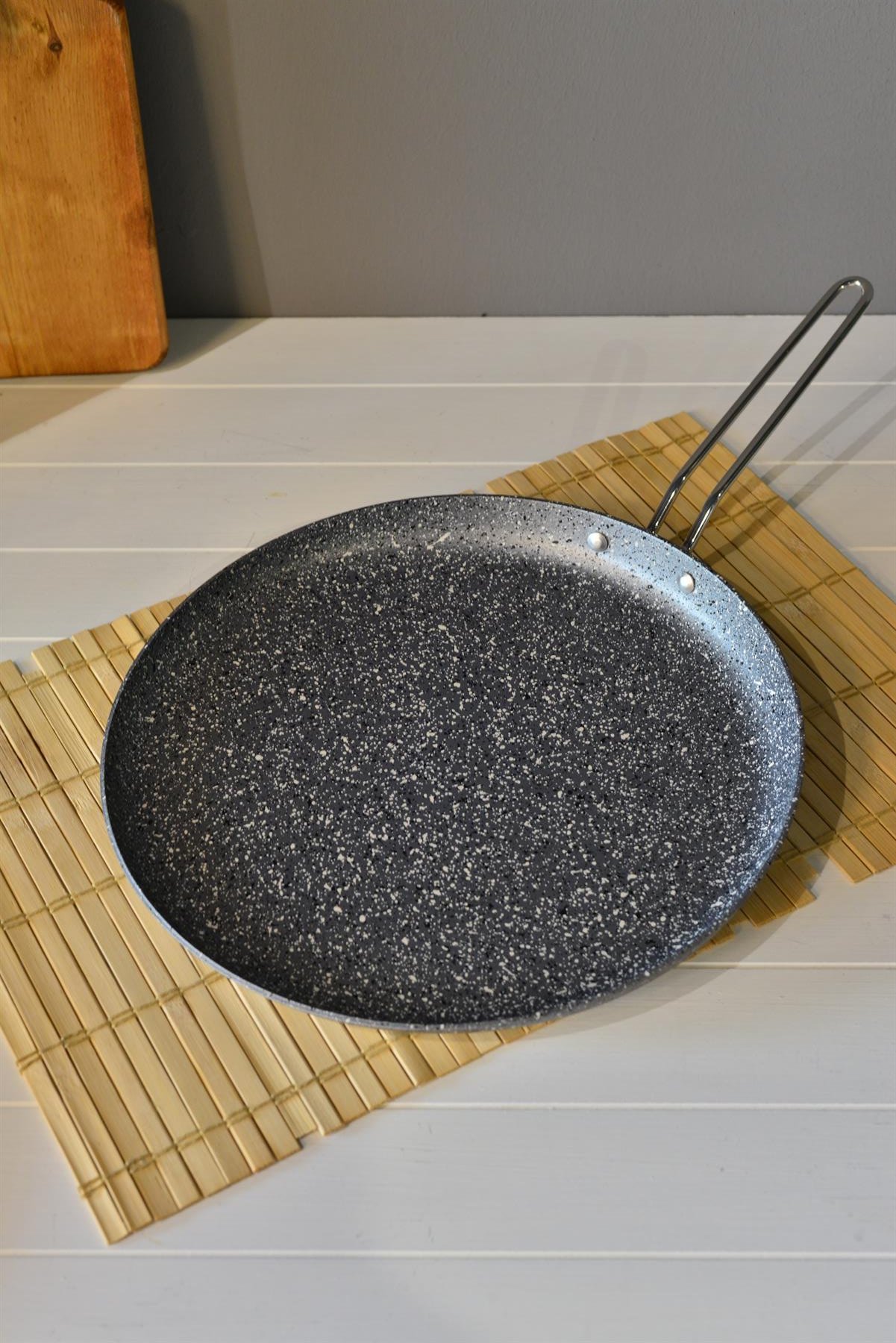 Oms 30 Cm Granit Krep Tava