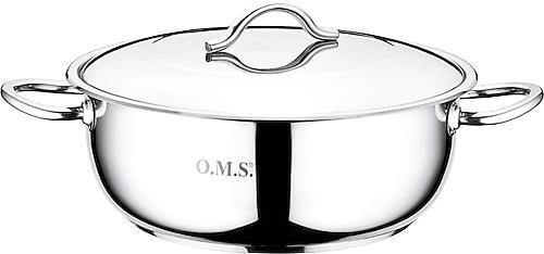 OMS Basık Çelik Tencere - 24 cm