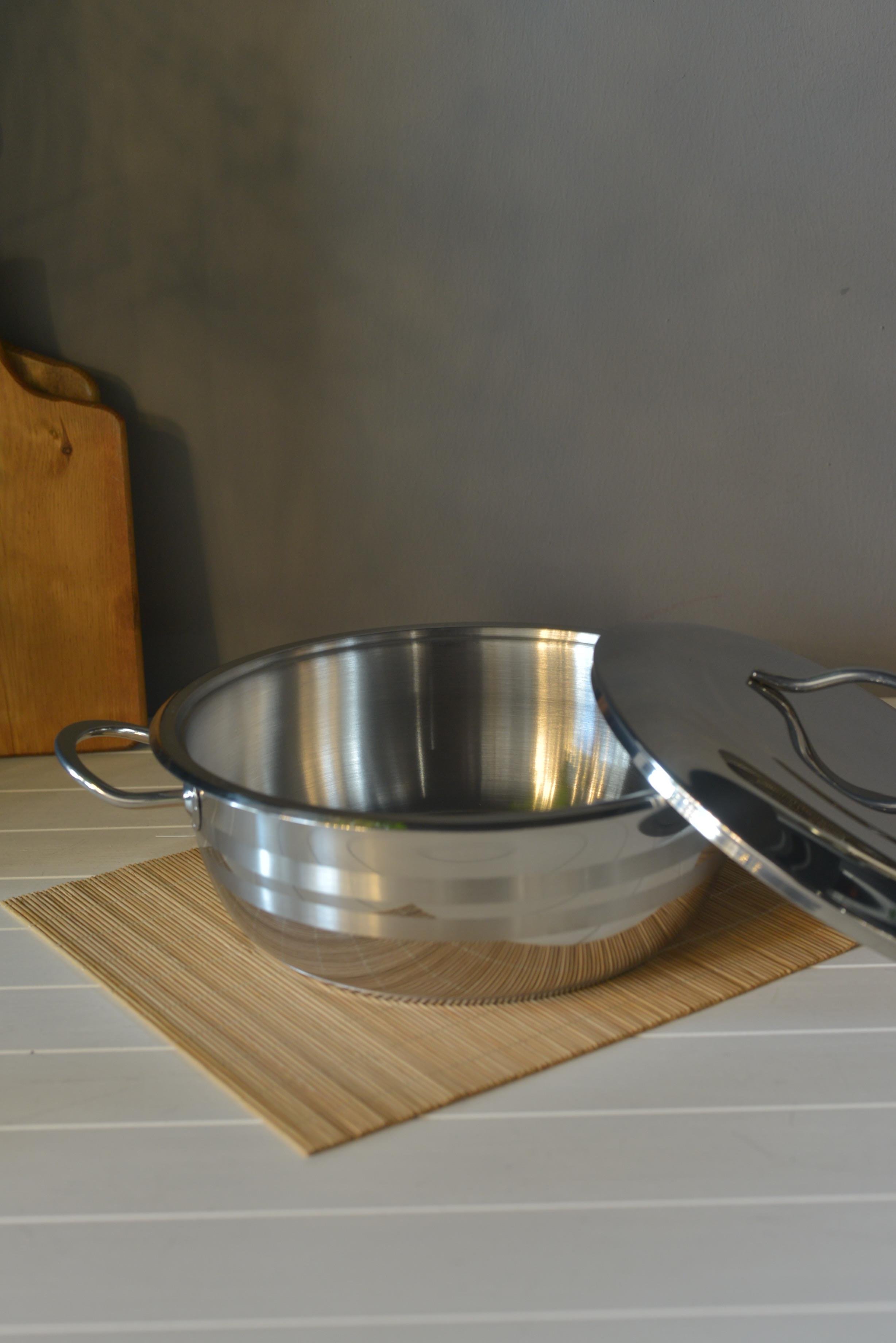 OMS Basık Çelik Tencere - 26 cm