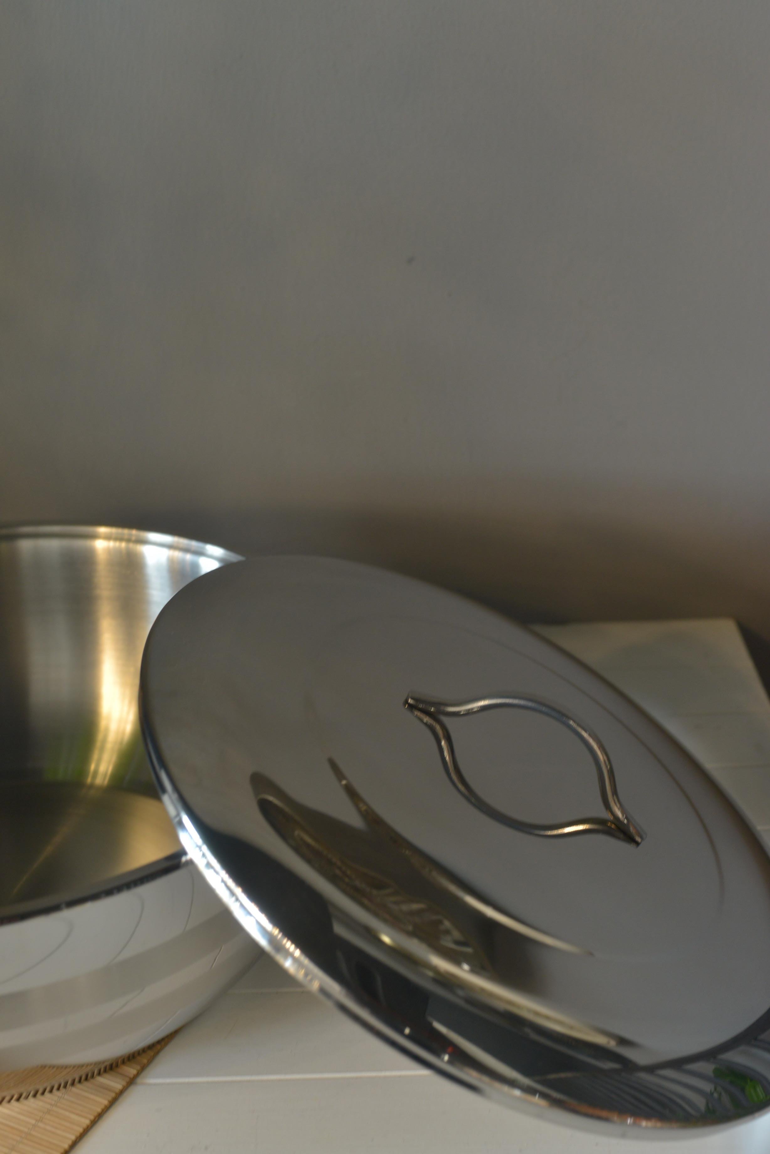 OMS Basık Çelik Tencere - 36 cm