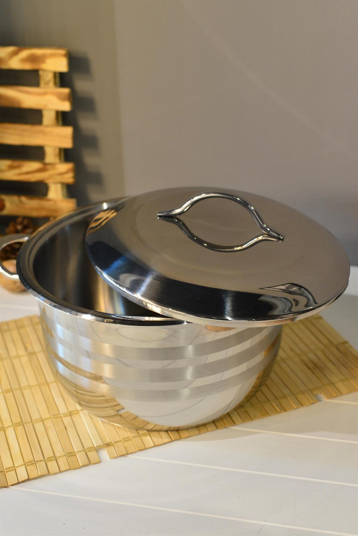 OMS Derin Çelik Tencere - 24 cm