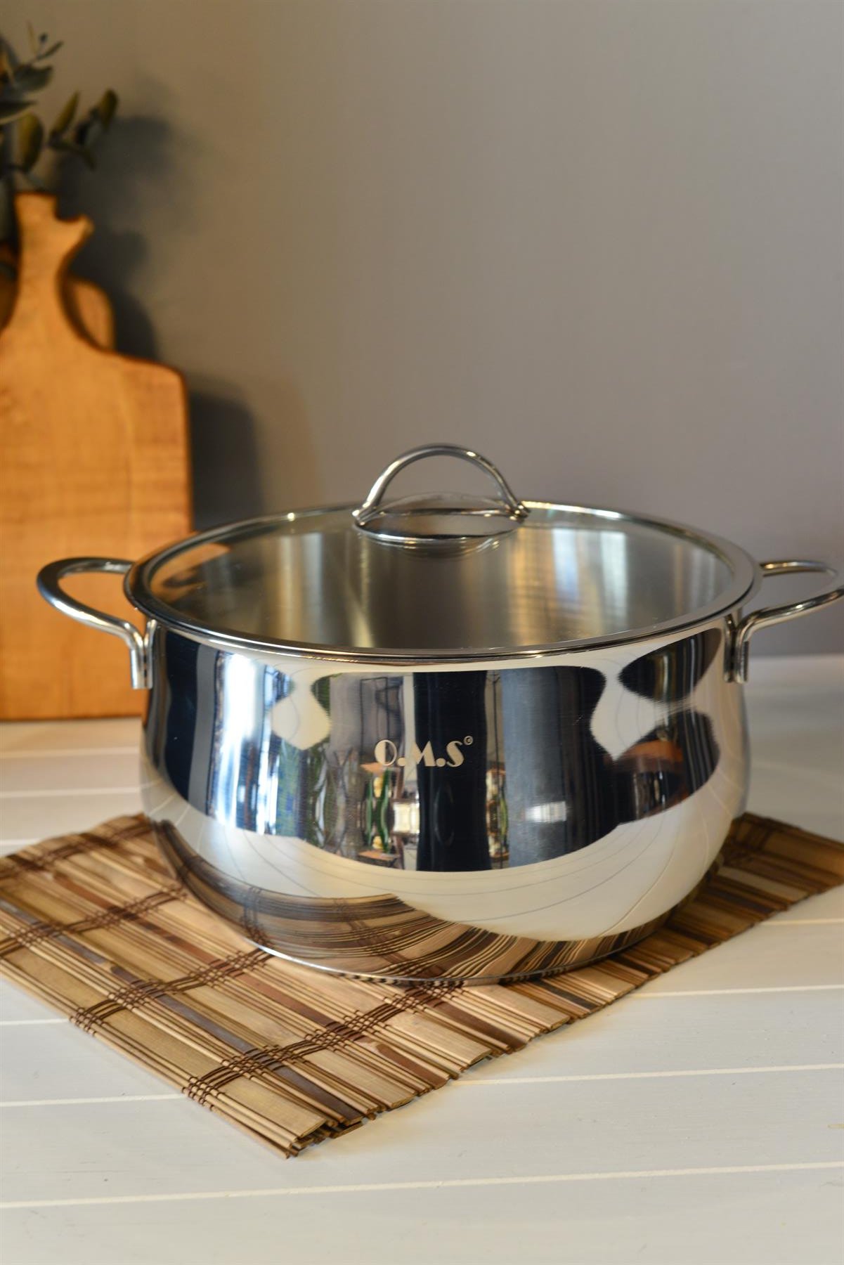 OMS Derin Çelik Tencere - 26 cm