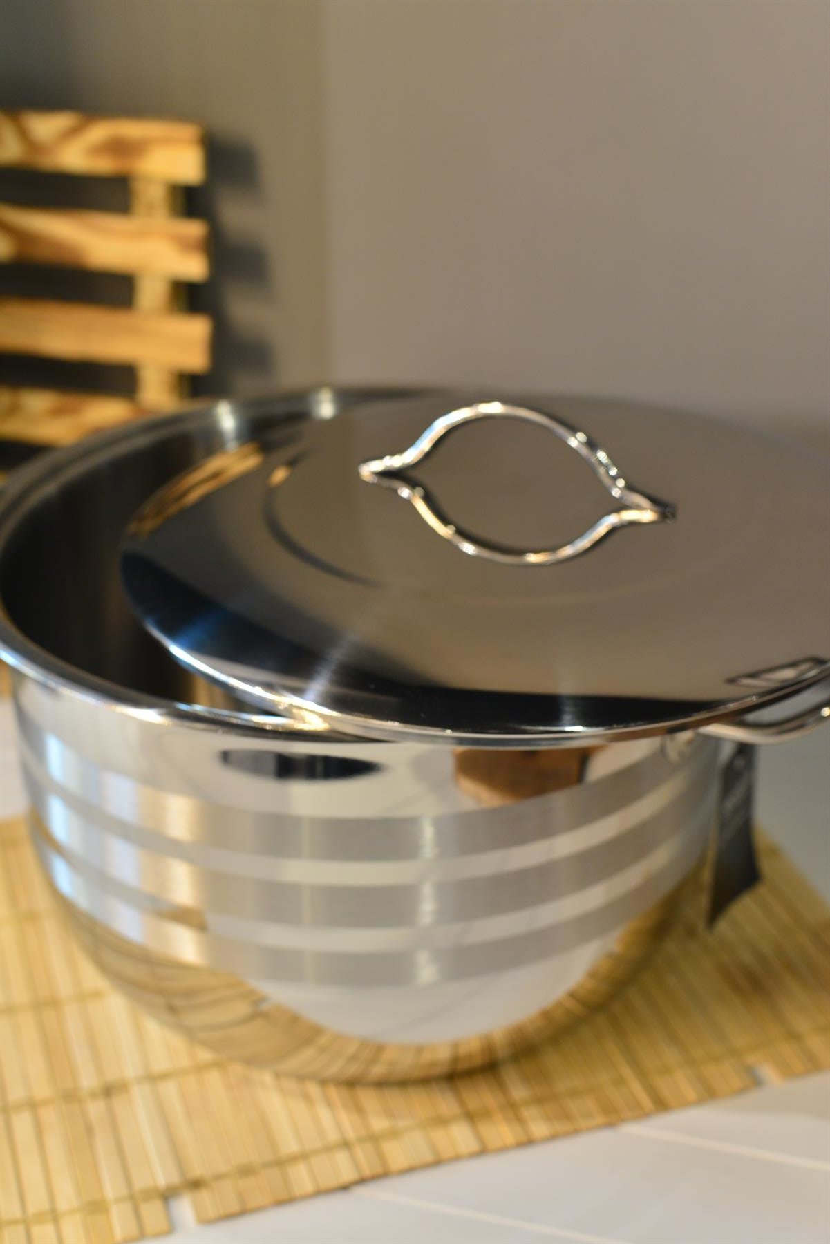 OMS Derin Çelik Tencere - 32 cm