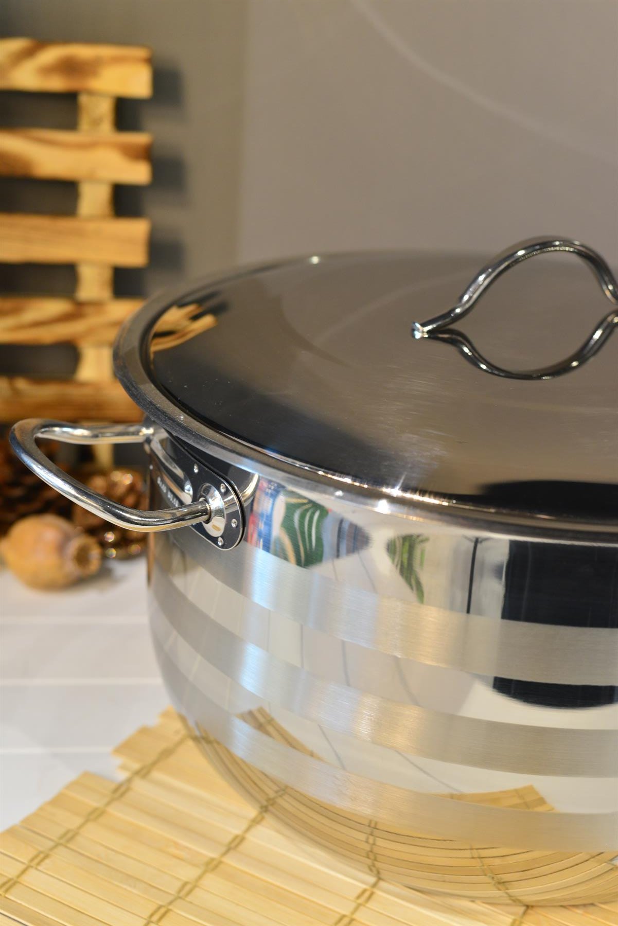 OMS Derin Çelik Tencere - 36 cm