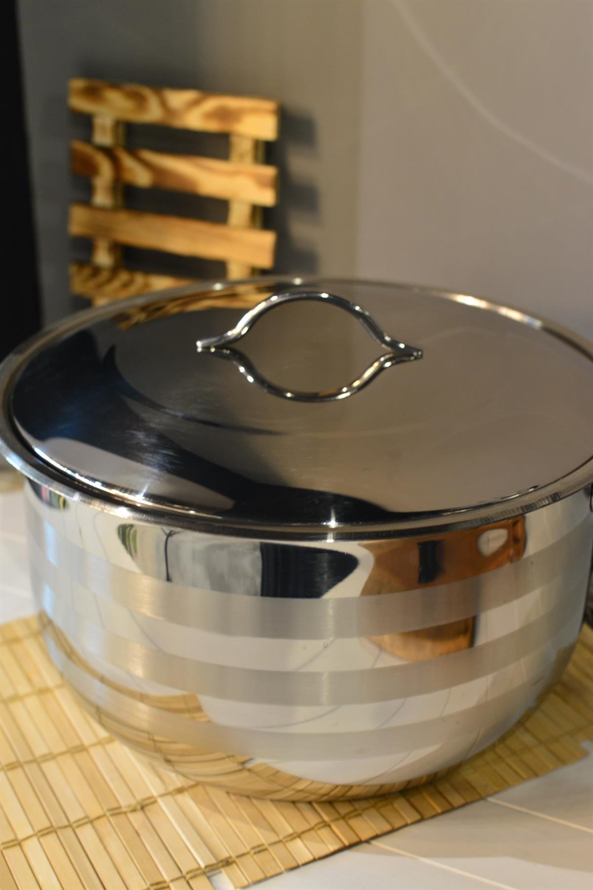 OMS Derin Çelik Tencere - 36 cm