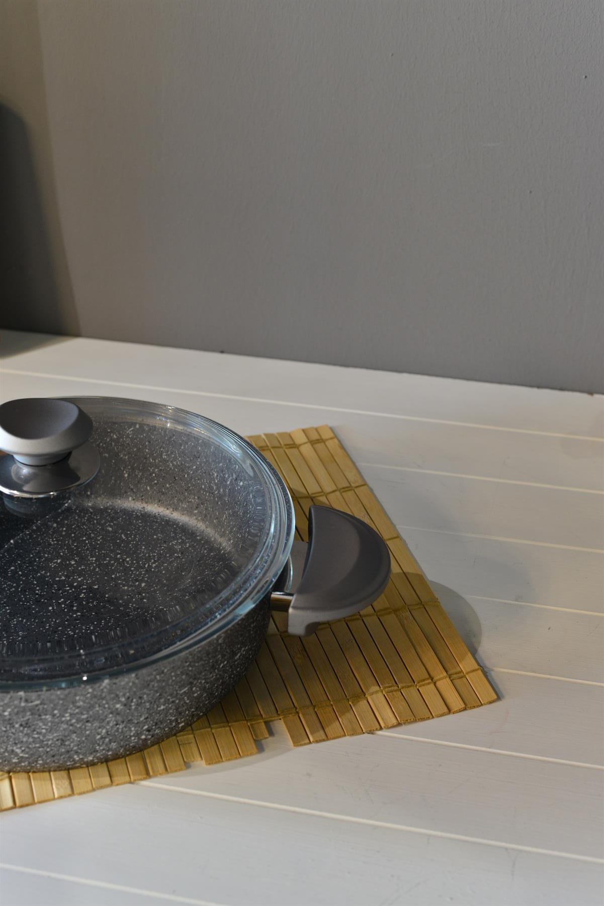 OMS Granit Basık Tencere 26 cm