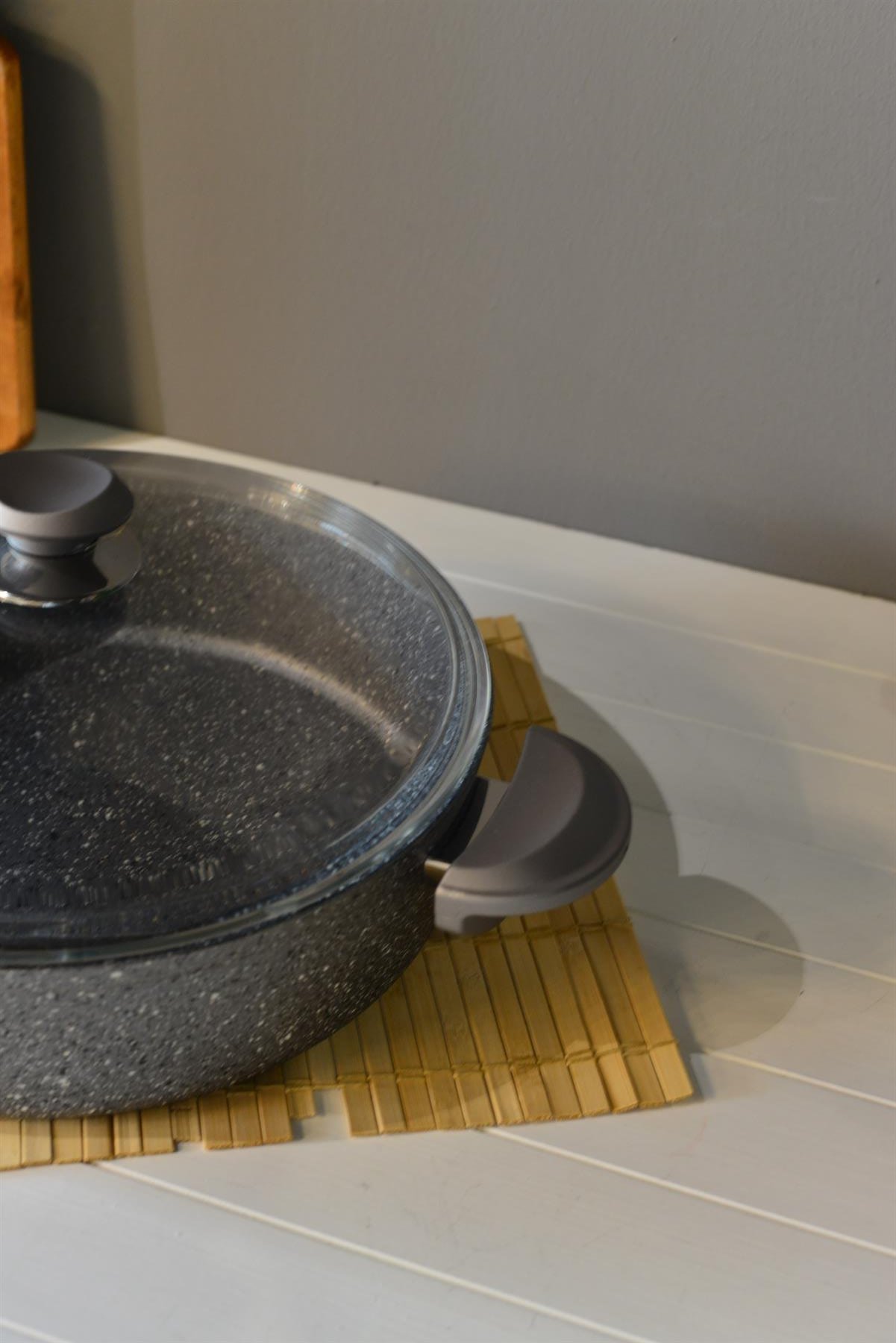 OMS Granit Basık Tencere 32 cm