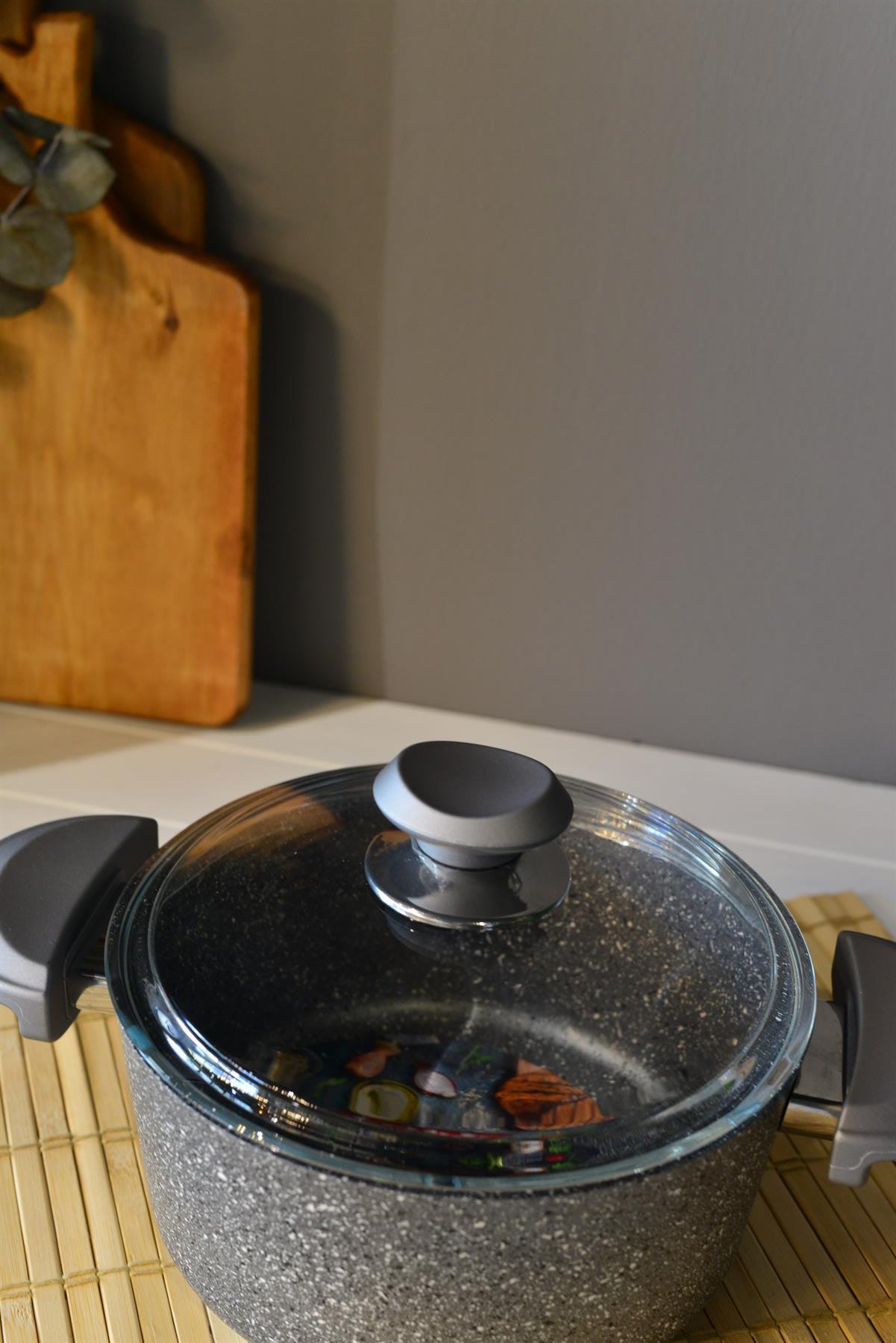 OMS Granit Derin Tencere 20 cm