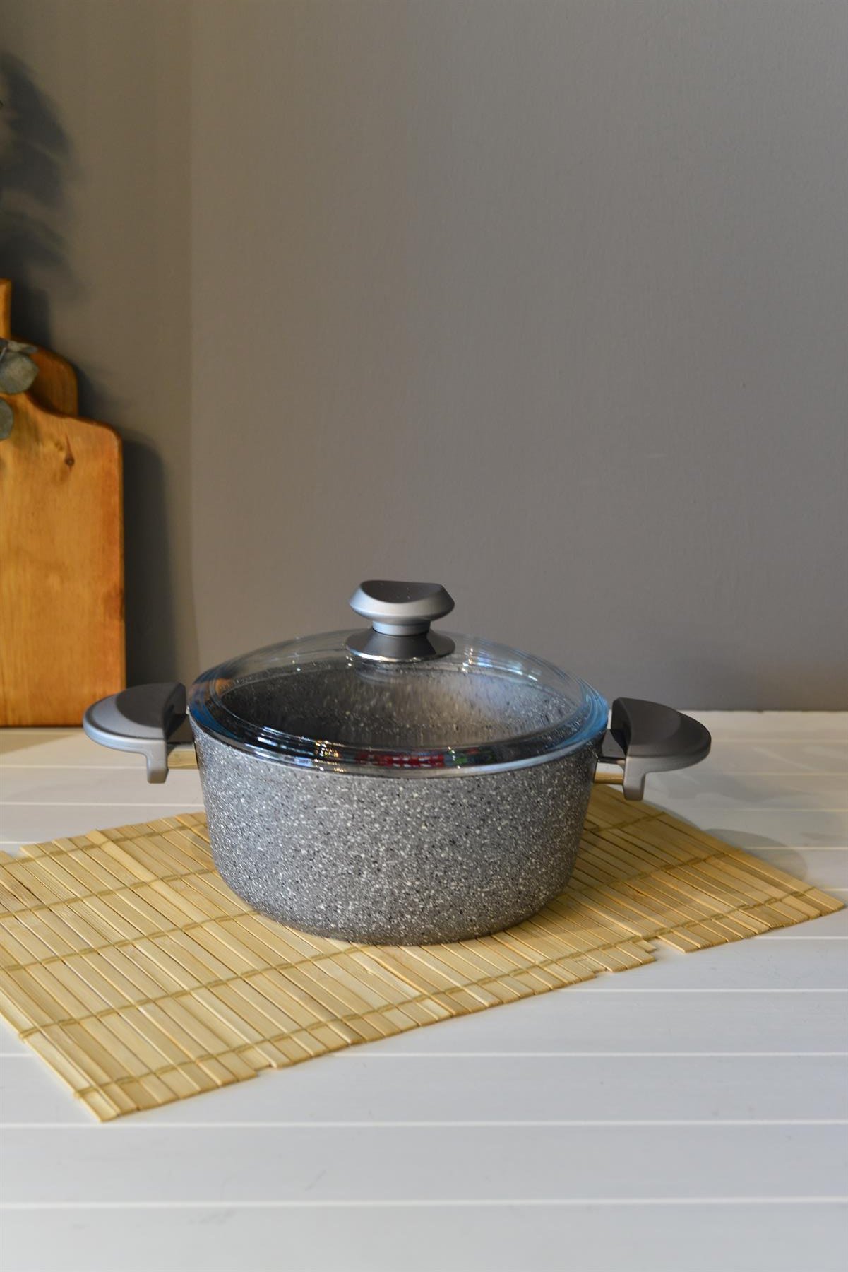 OMS Granit Derin Tencere 22 cm