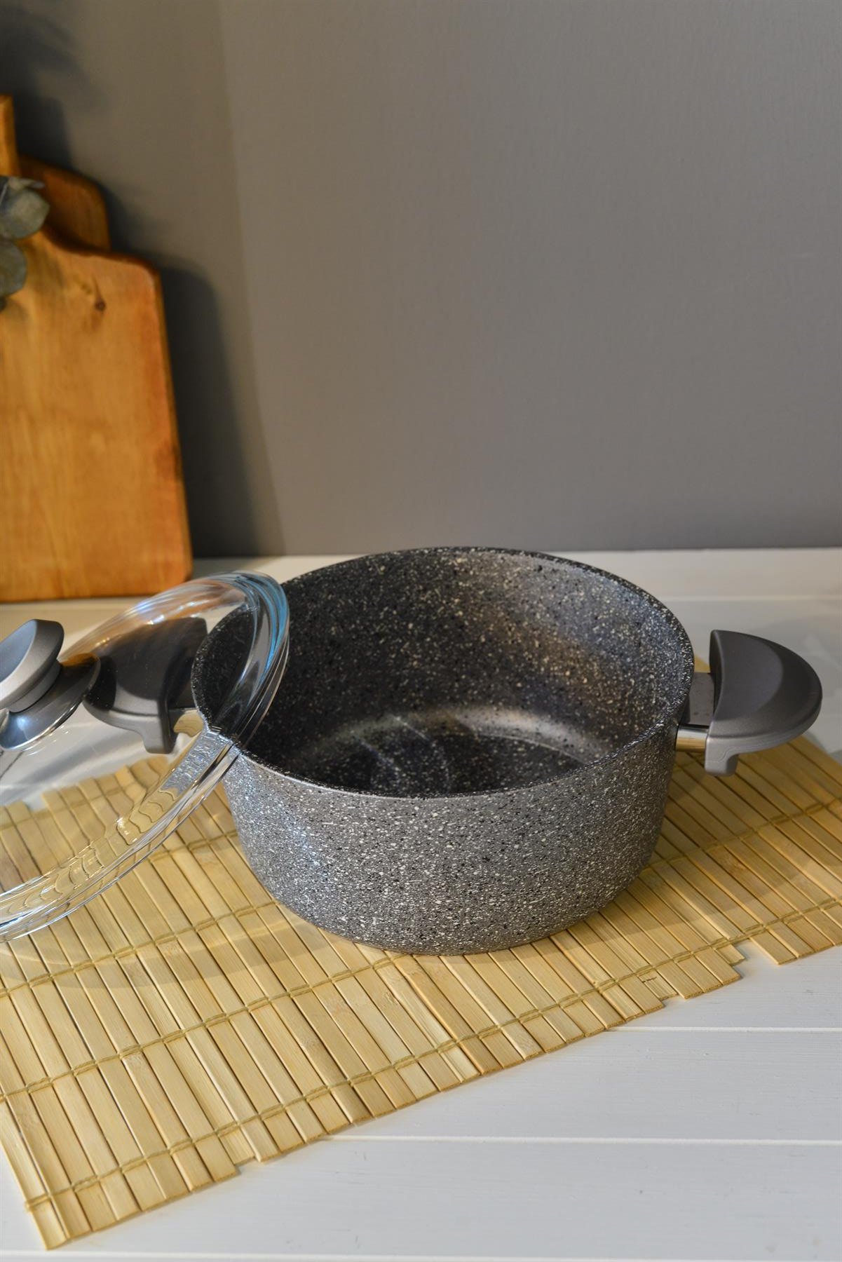 OMS Granit Derin Tencere 22 cm