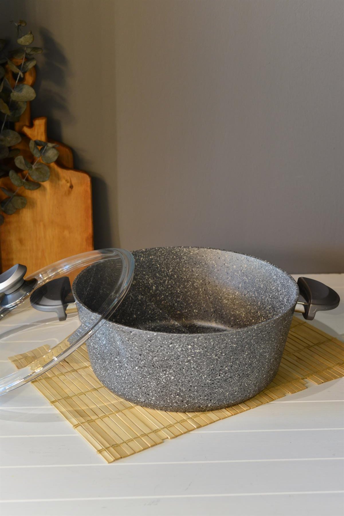 OMS Granit Derin Tencere 32 cm