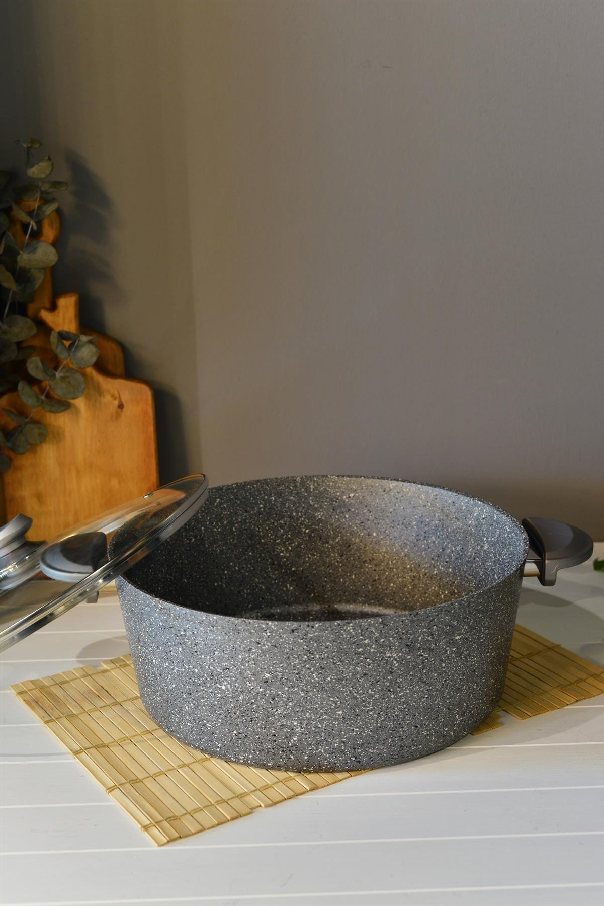 OMS Granit Derin Tencere 34 cm