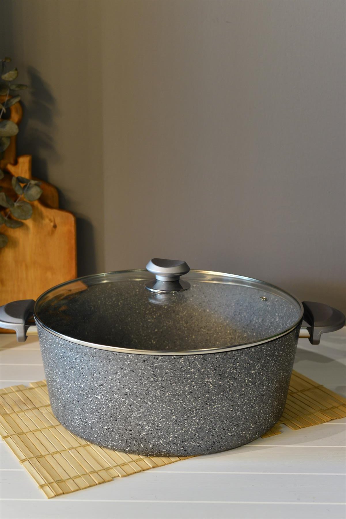 OMS Granit Derin Tencere 34 cm