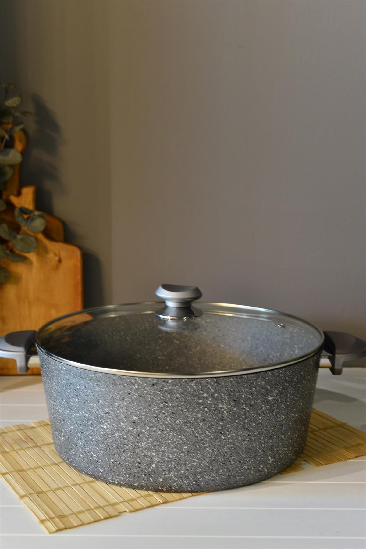 OMS Granit Derin Tencere 34 cm