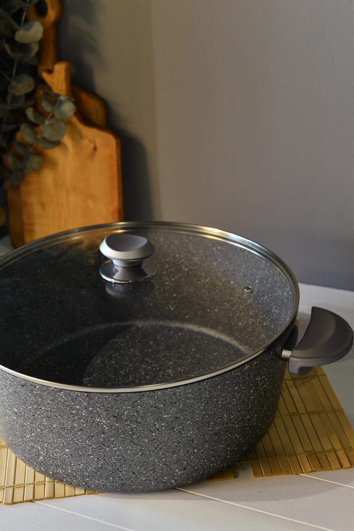 OMS Granit Derin Tencere 34 cm