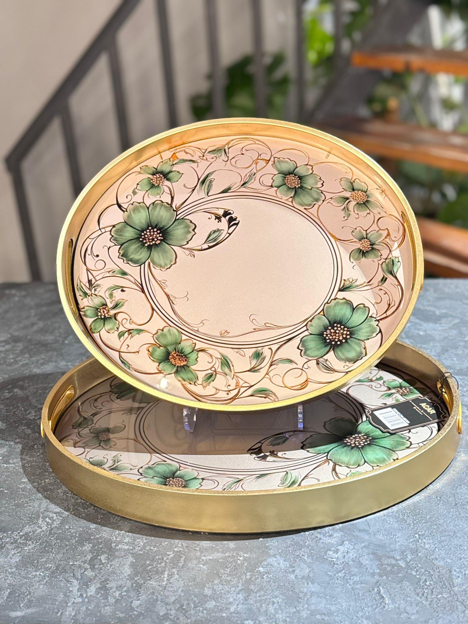 Orie 2 li Cam Tepsi Seti