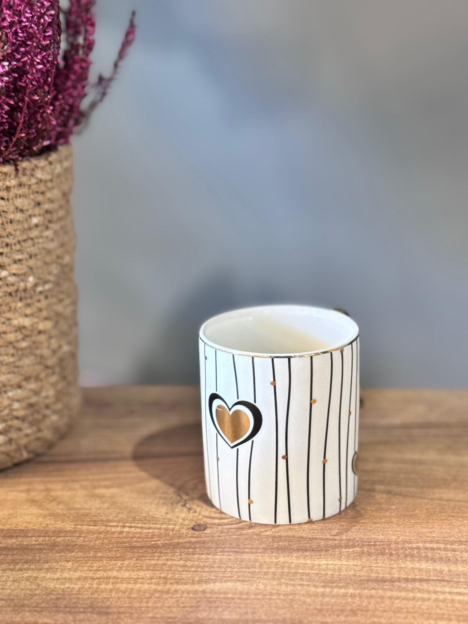 Oscar Black Mug Kupa Bardak - 190 ml / 1 Adet