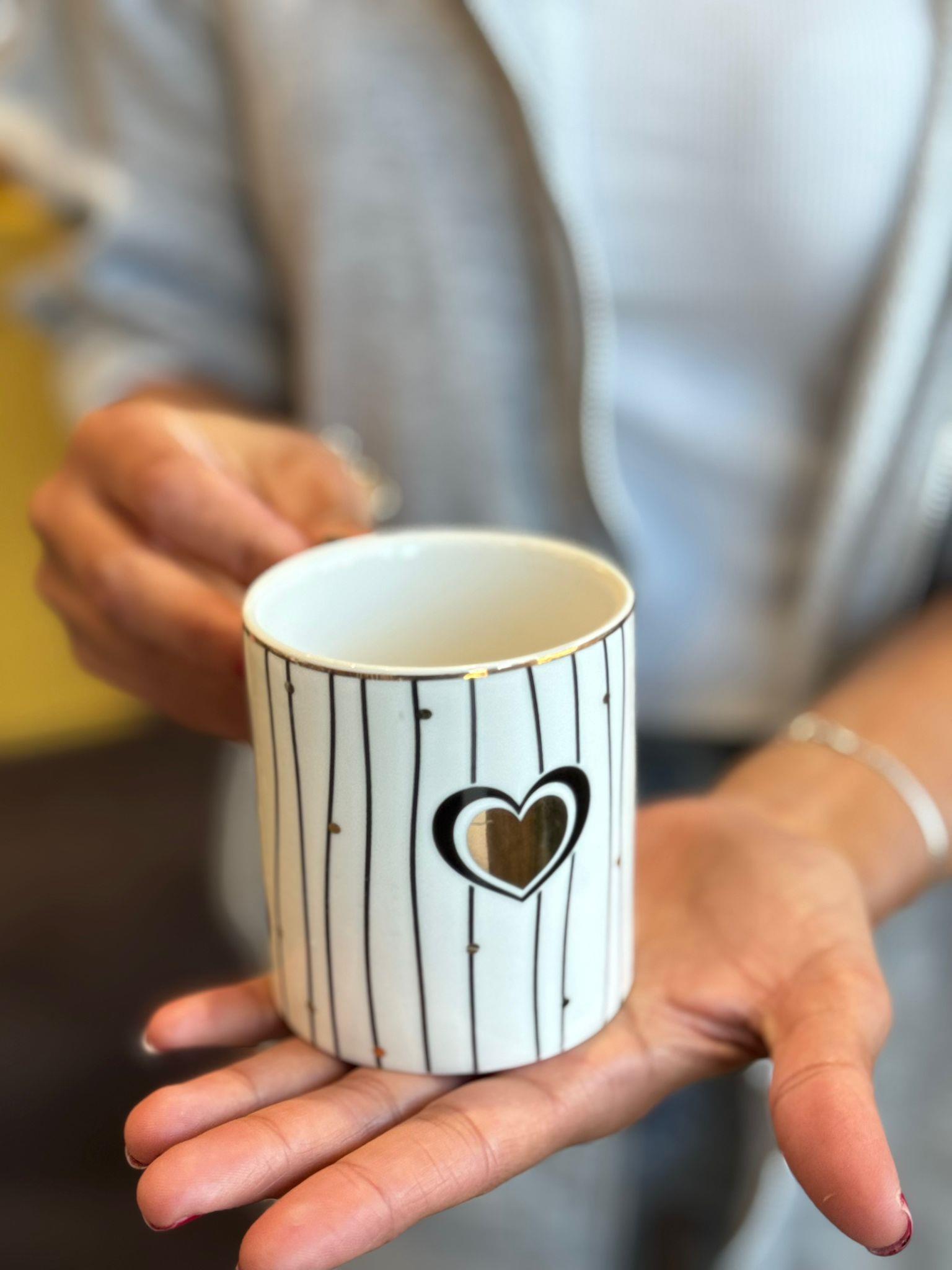 Oscar Black Mug Kupa Bardak - 190 ml / 1 Adet