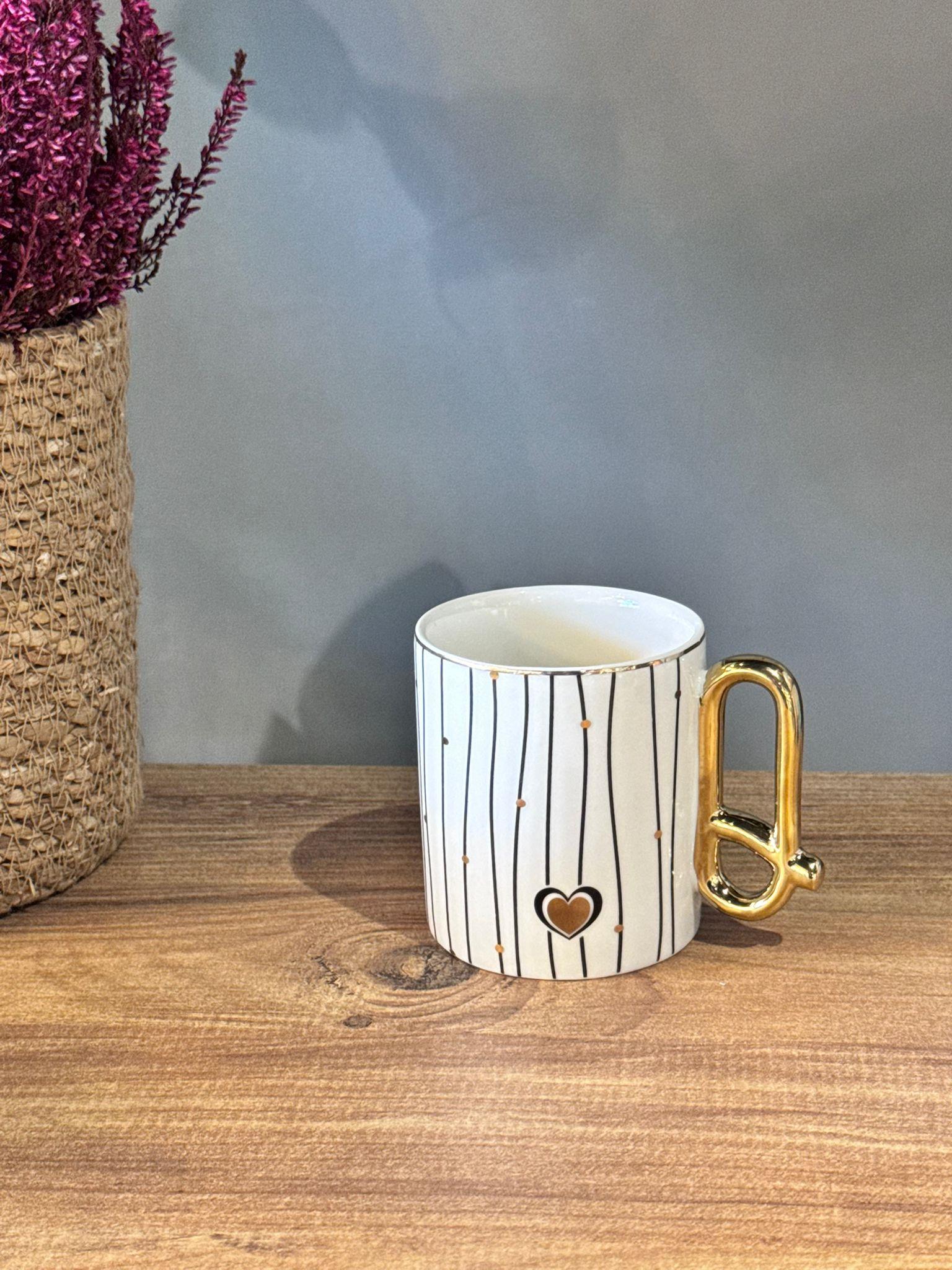 Oscar Black Mug Kupa Bardak - 190 ml / 1 Adet