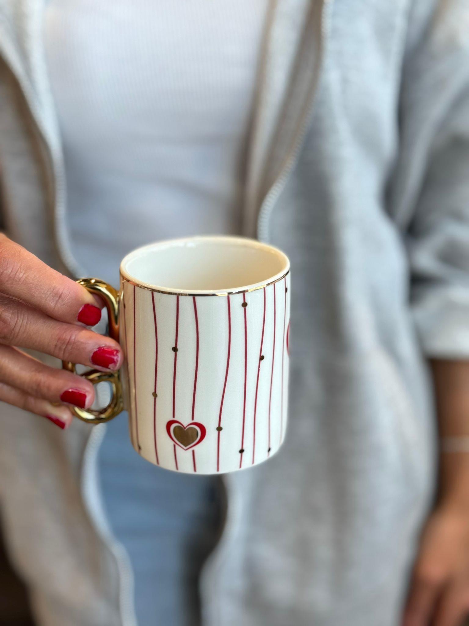 Oscar Red Mug Kupa Bardak - 190 ml / 1 Adet