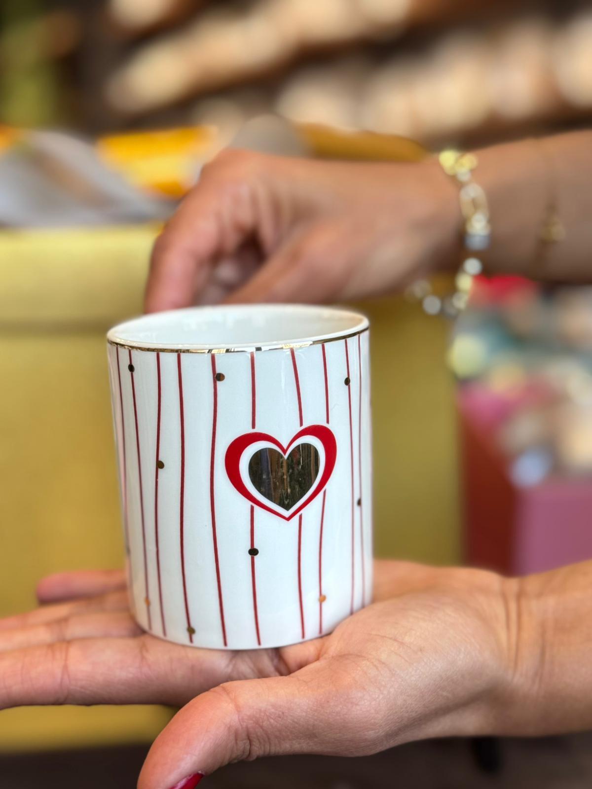 Oscar Red Mug Kupa Bardak - 190 ml / 1 Adet