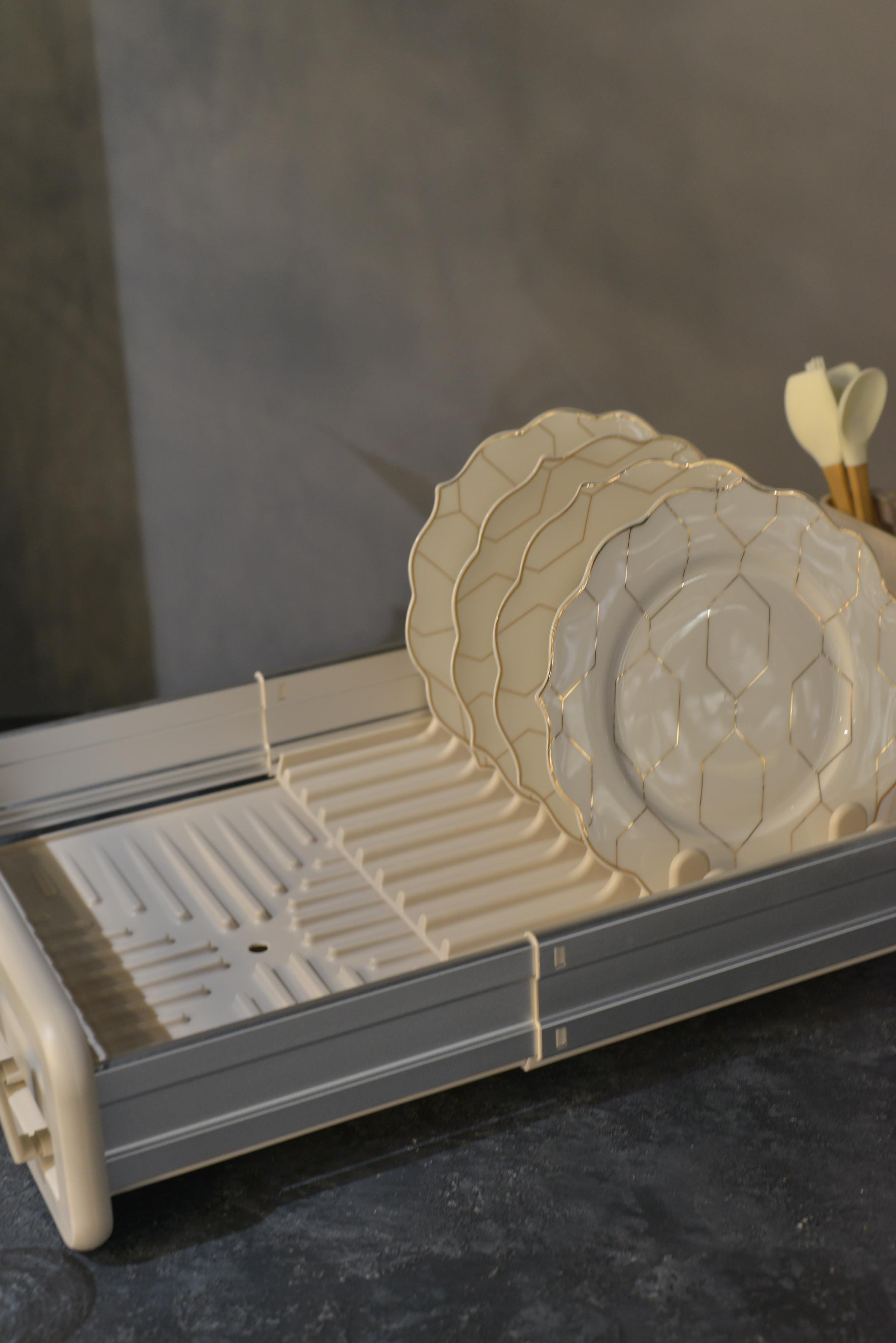 Paslanmaz Alüminyum Açılır - Kapanır Bulaşıklık 