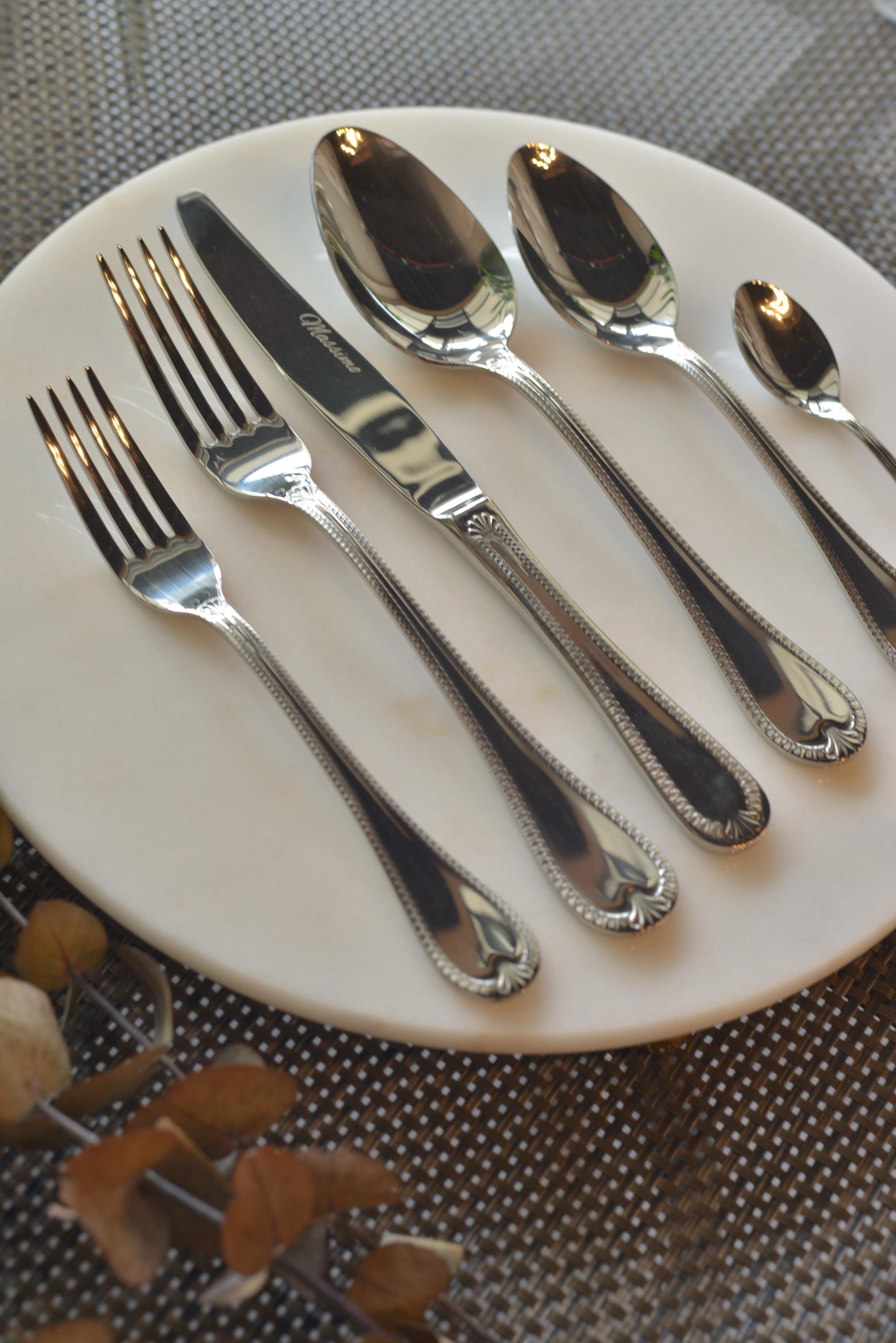 Petra 12 Kişilik 72 Parça 18/10 Paslanmaz Çelik Çatal Kaşık Takımı